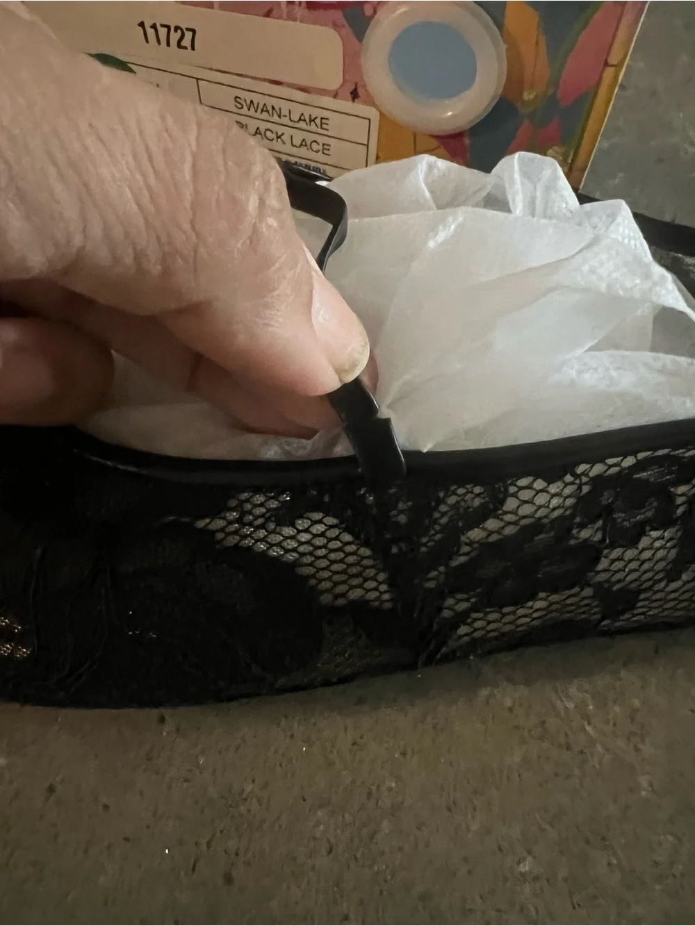Jeffrey Campbell Black Lace Mary Jane Flats